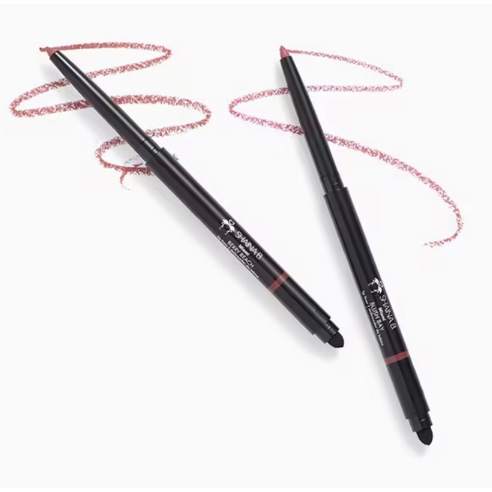 NIB Shaina B Miami Lip Liner Duo: Blush Bay & Berry Beach 👄 Vegan/Cruelty-Free!